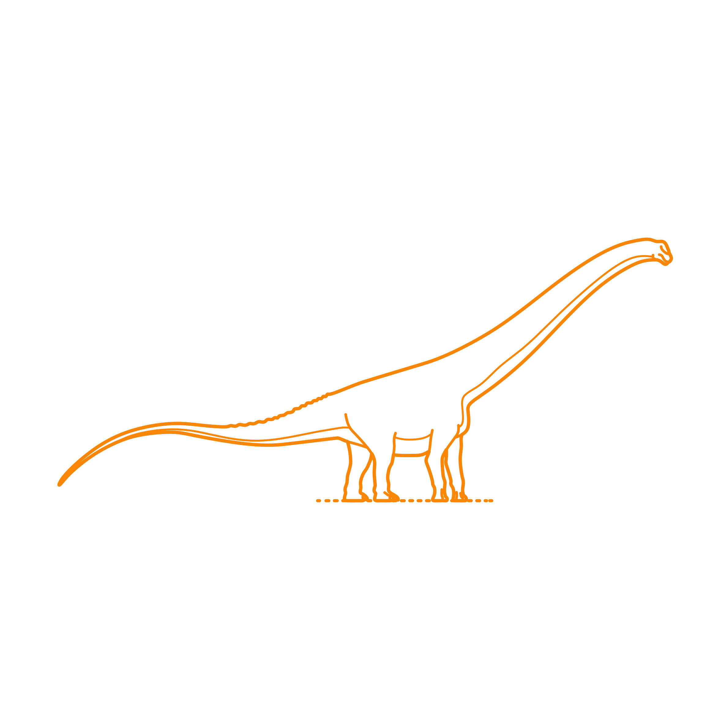 Animals Dinosaurs Argentinosaurus Outline Svg Vector Free Vectors